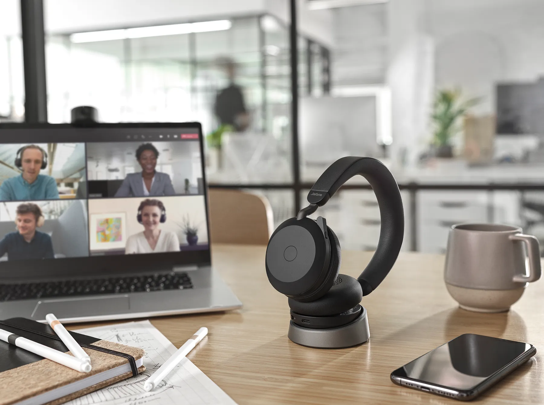 Jabra Evolve2 75 Link380a UC Stereo Black — thumbnail 5