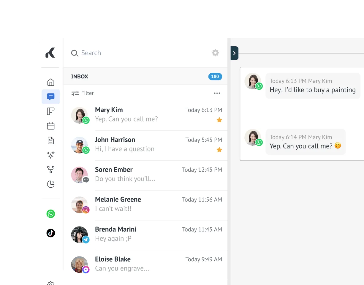 Plug in chat apps