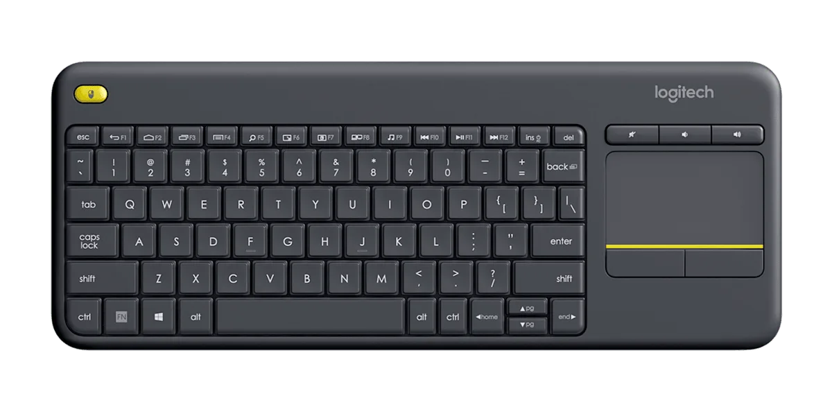 Logitech K400 Plus Wireless Touch Keyboard