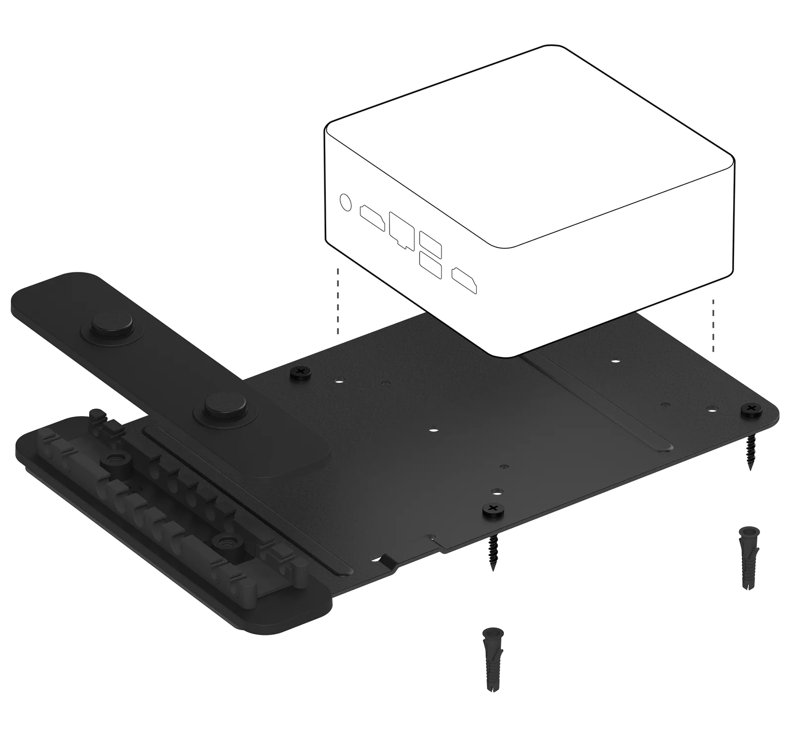 PC Mount for Mini PC / Chromebox
