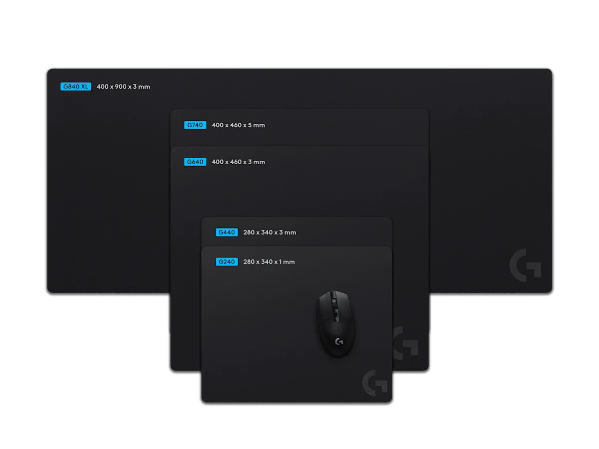 Logitech G840 Cloth XL Gaming Mouse Pad — thumbnail 5